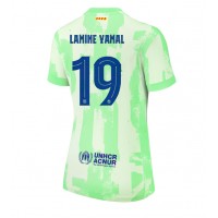 Camisa de Futebol Barcelona Lamine Yamal #19 Equipamento Alternativo Mulheres 2024-25 Manga Curta